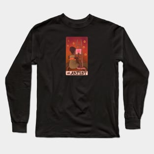 The Artist - Tarot Card Art Long Sleeve T-Shirt